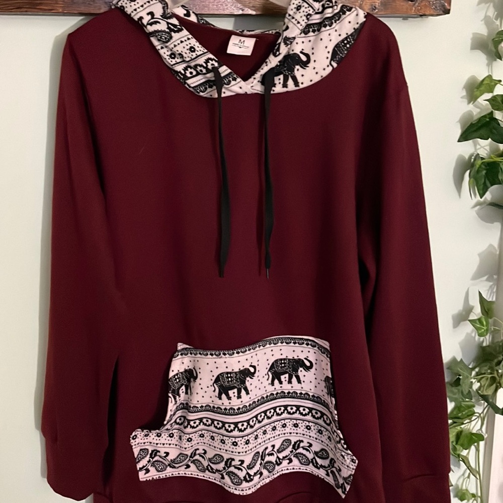 Boho elephant hoodie